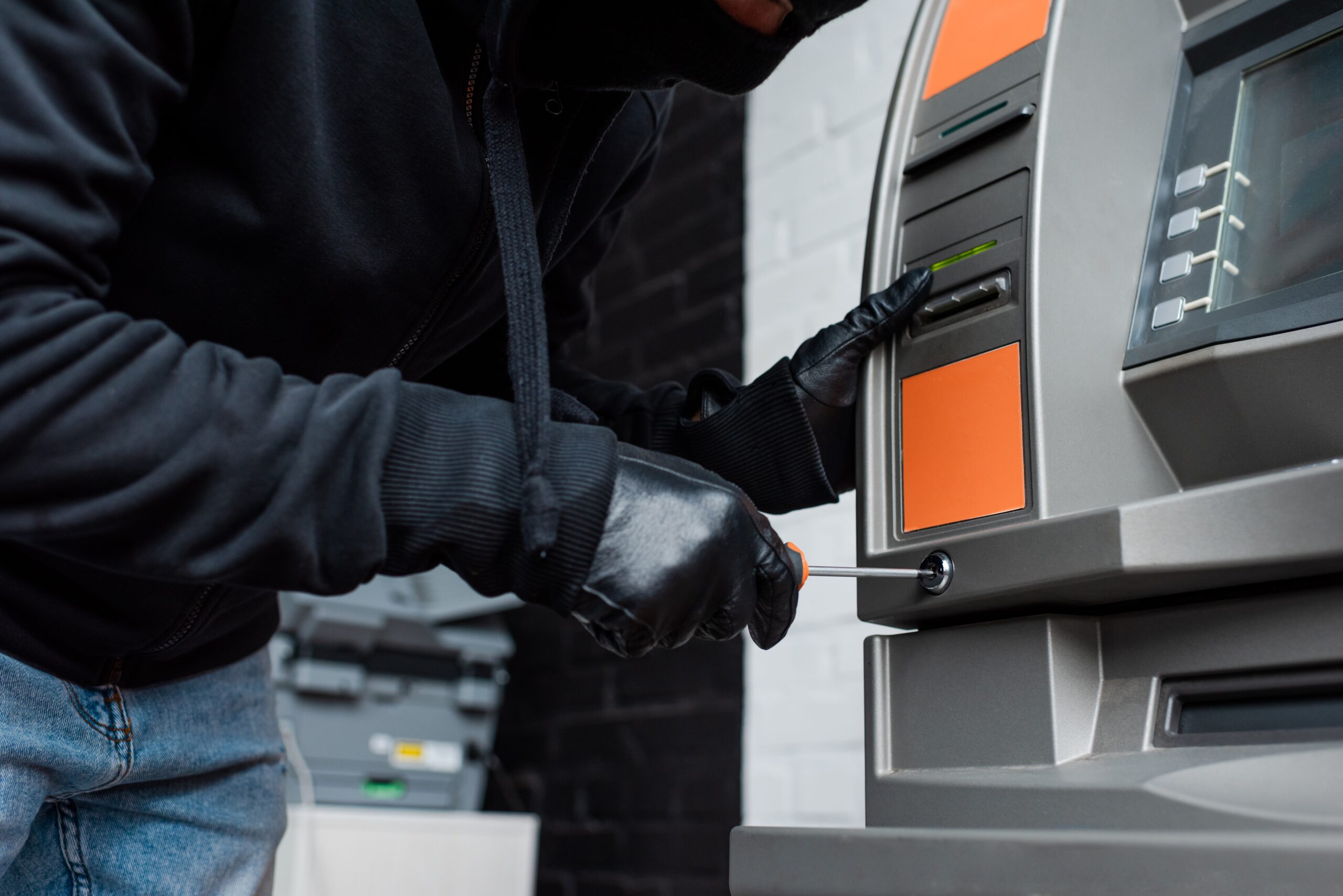 Security cameras monitoring ATM locations